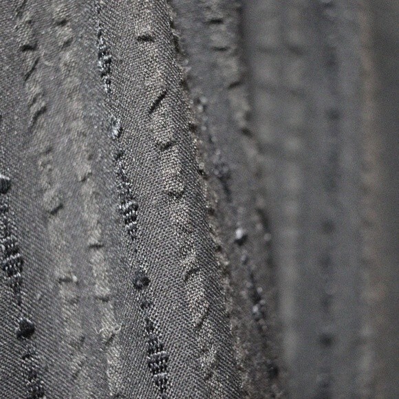 Ramona Rull Black Metallic Stripe Balloon Sleeve Vintage Dress 1X Retro - Picture 10 of 16